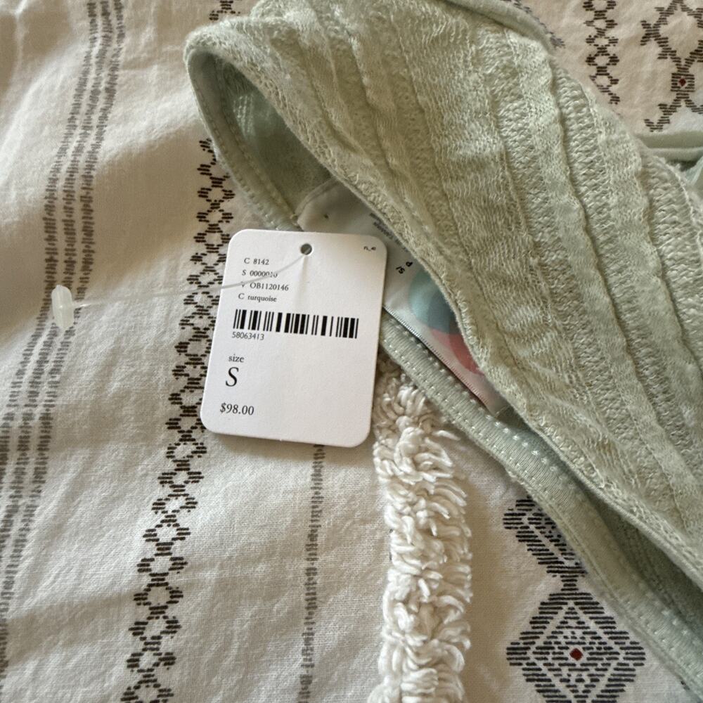 NEW NWT Free People Beach Light Green Aloha Set small - Picture 6 of 8